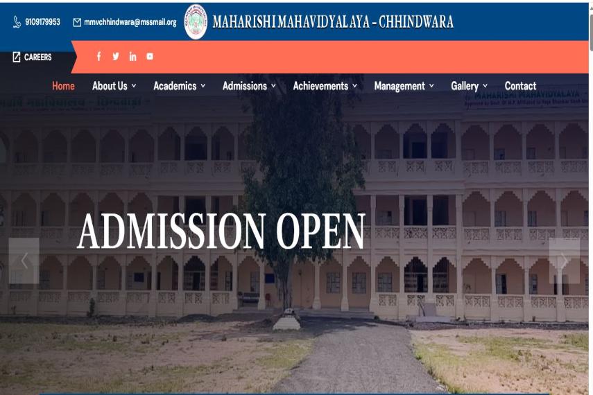 Maharishi Mahavidyalaya - Chhindwara