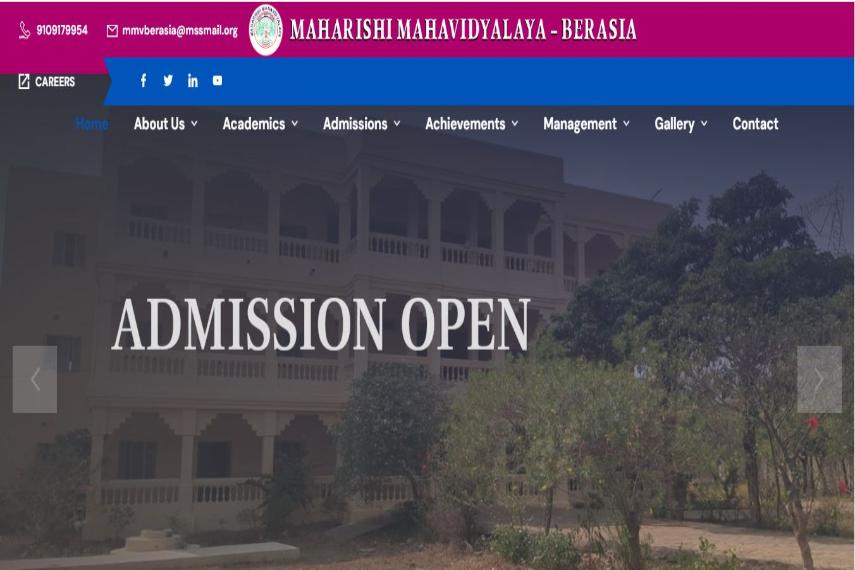 Maharishi Mahavidyalaya - Berasia