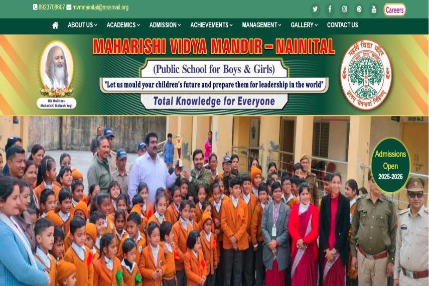 Maharishi Vidya Mandir School - Nainital